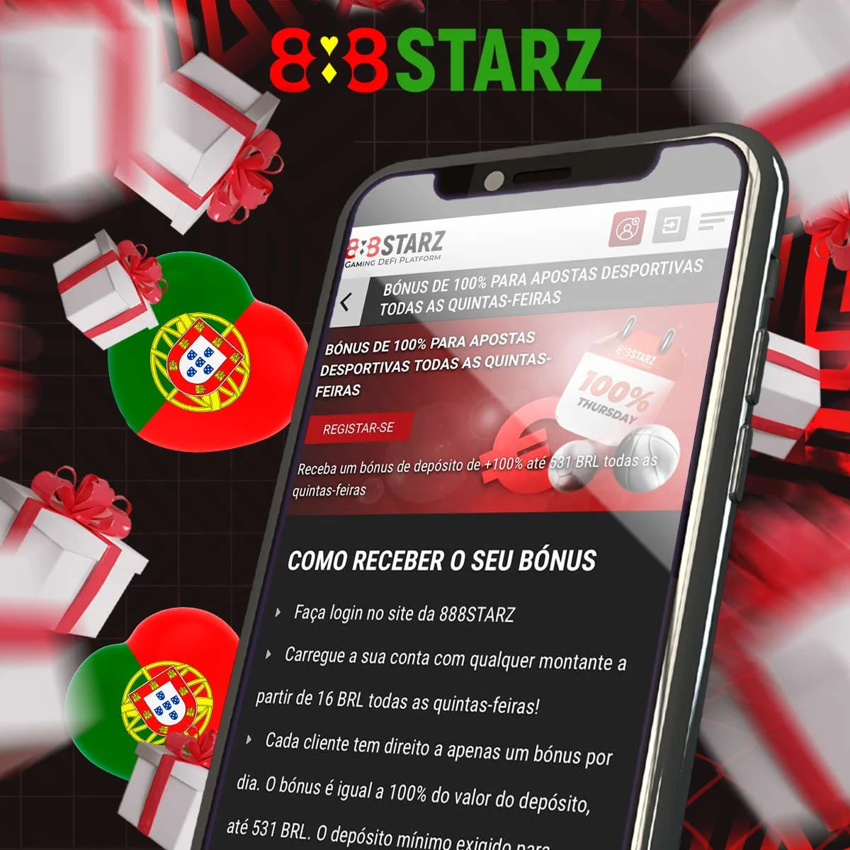 Termos e condições do Bónus de Desporto de Quinta-feira no 888Starz