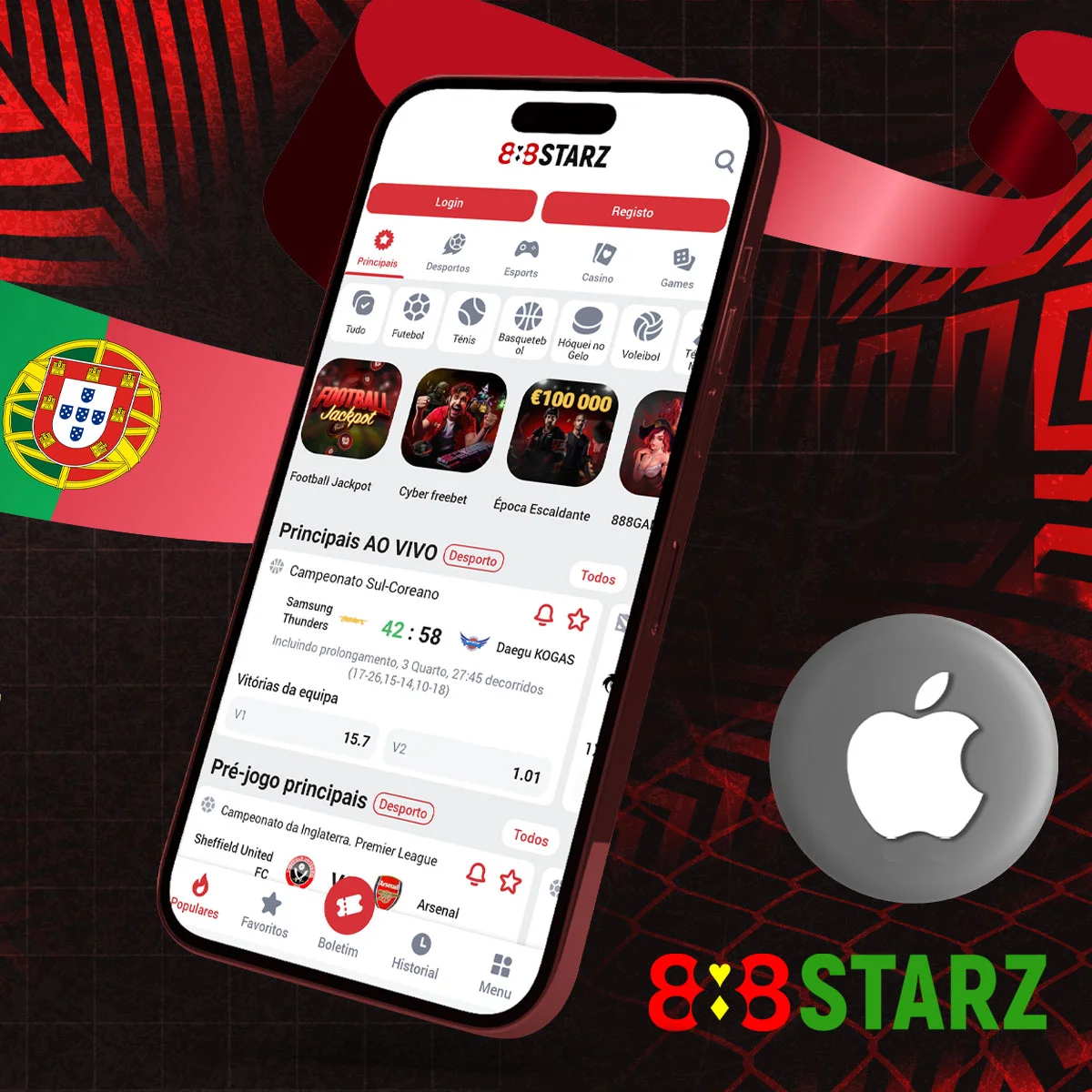 Como instalar a aplicação 888starz no ios, guia passo a passo