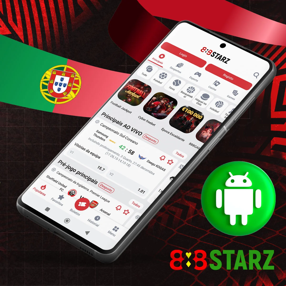 Como instalar o 888starz no Android, guia passo a passo