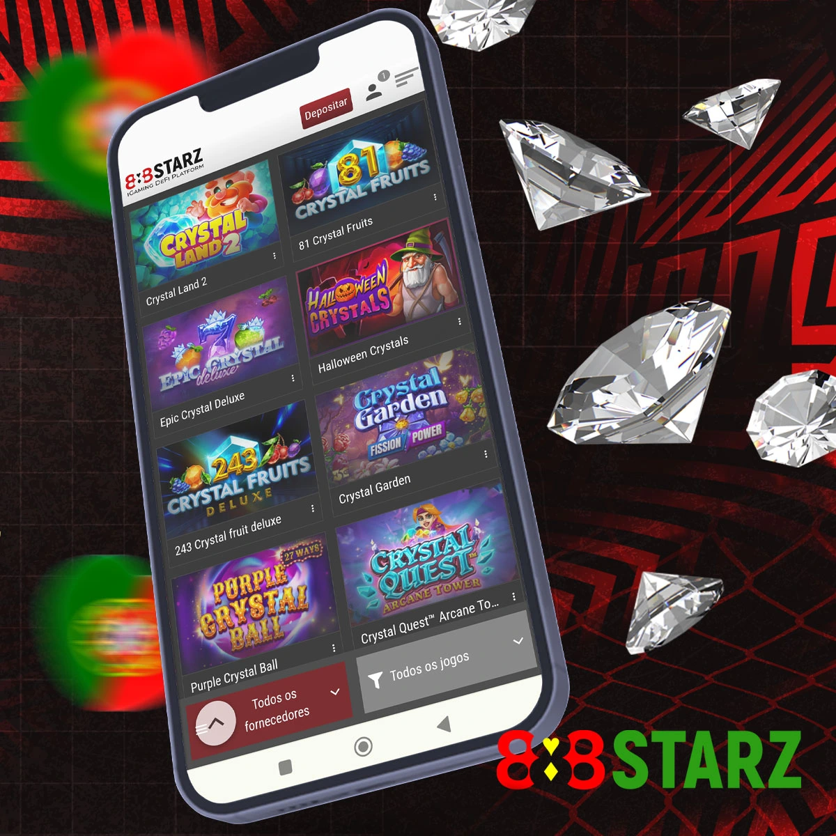 Características do jogo 888Starz Crystal