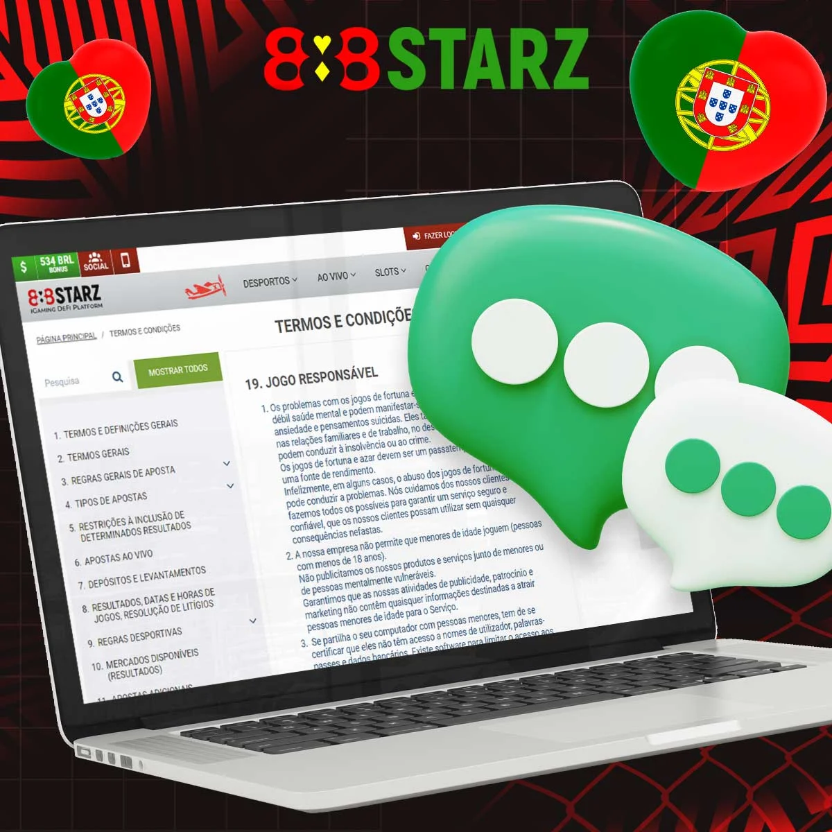 Dicas para o ajudar a jogar jogos de casino de forma responsável no 888Starz