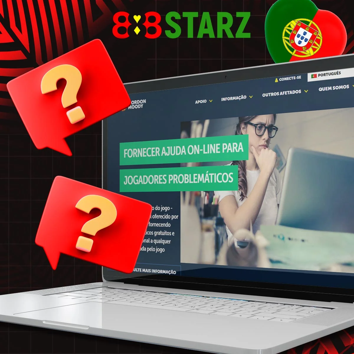 Como é que a ajuda da casa de apostas 888Starz funciona?