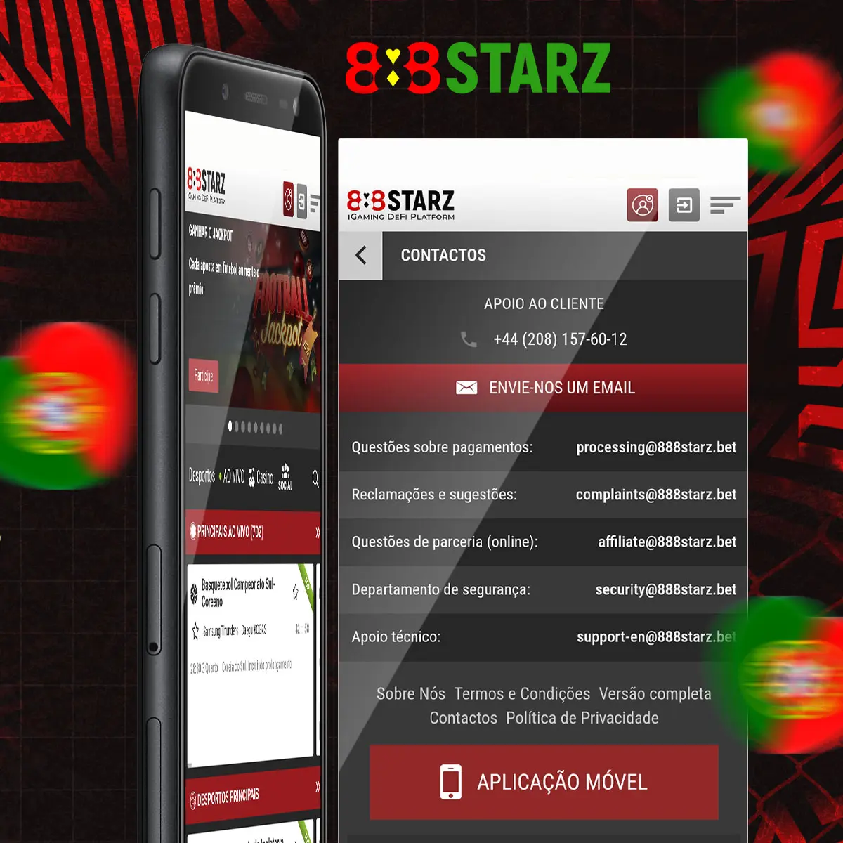 Como funciona o apoio ao cliente no 888starz em Portugal